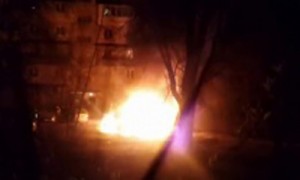 У столиці згоріли автівки