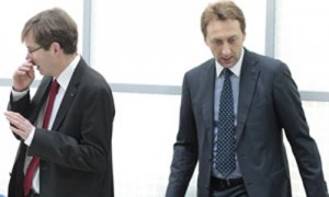 Филипп Вотле, предправления СК «АХА Страхование» (слева), не видит перспектив в развитии долгосрочного накопительного страхования жизни в Украине