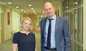 Жанна Елагина и Алексей Проценко. Фото: Александр Козаченко для «Forbes Украина»